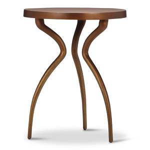 Table d'appoint en métal Aspire avec profil fin, idéale pour la placement au chevet et la décoration nocturne - Product Image 1