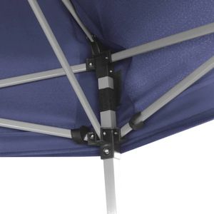 Gazebo Esagonale Blu Scuro con 6 Pareti Laterali 11,8 x 10,2 - Pergola o Padiglione - Product Image 5