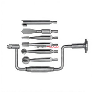 Hudson Brace <b>Hand</b> <b>Drill</b> Set 7-Piece Manual Orthopedic Surgical Instrument Kit Premium German Stainless Steel Bone Surgery - Product Image 4