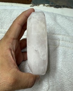 Quartz Clair Naturel, Coupe Ovale Émeraude Facettée, 5000 Ct, Pierre Précieuse Libre, Grande Taille, Pierre de Cristal Polie Transparente - Product Image 4