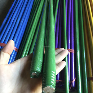 Palo de escoba de madera de 120cm al por mayor, recogedor de PVC, mango de fregona de plástico blando, 2 en 1, respetuoso con el medio ambiente, duradero, uso doméstico, portátil de colores - Product Image 5