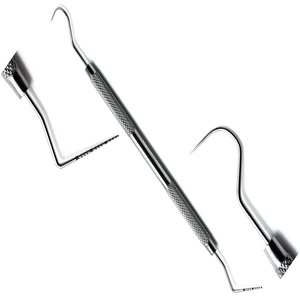 Agujas de irrigación dentales desechables de acero inoxidable, manuales, con punta roma y precurvadas, certificadas CE, Clase I - Product Image 1