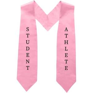 2025 personnalisé adulte couleur unie graduation étole brodé imprimé châle ceintures pour la fête - Product Image 3