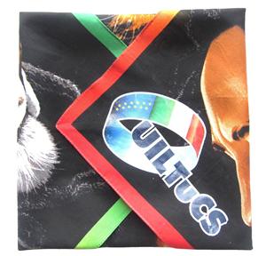 Bandana en satin personnalisé en gros, 100 % coton, 55x55 cm, ourlé, imprimé numérique, design personnalisé, couleur unie, écologique, respirant, ethnique - Product Image 5