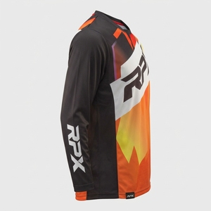 Maillot de motocross personnalisé de qualité supérieure, manches longues, respirant, séchage rapide, coton et polyester, impression numérique. - Product Image 3