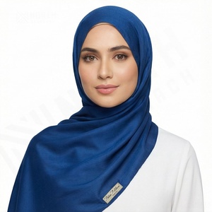 Hiyab de Alta Calidad Personalizado en Color, Suave y Transpirable, de Georgette Liso y Chifón Burbuja, para Uso Diario en Otoño, para Musulmanas - Product Image 6