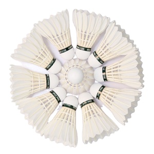 Ready to Ship Vina-Star Premium Class A Goose Feather Badminton <b>Shuttlecocks</b> Professional Match Pack of 12 - Product Image 1