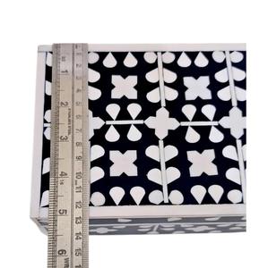 Caja de Joyería Decorativa Hecha a Mano con Diseño Marroquí de Flor de Amor con Incrustaciones de Hueso Ecológica, Decoración para Mesa del Hogar, Año Nuevo - Product Image 3