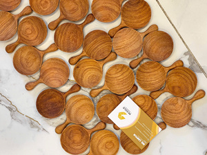 ช้อนไม้ธรรมชาติ-ช้อนกาแฟแกะสลัก-ช้อนไม้สำหรับงานปาร์ตี้ขนาด 30 มล. เป็นมิตรกับสิ่งแวดล้อม 99GD - CARYLN - Product Image 6