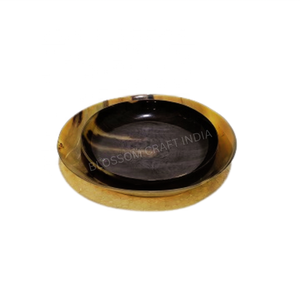 Blossom Craft India, cuenco decorativo de cuerno de vaca ecológico, estilo Animal pulido, cuenco de fruta para servir para el hogar, artesanías naturales - Product Image 5