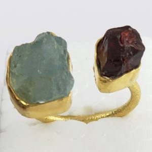 Anillo de Plata de Ley 925 con forma redonda de citrino, joyería con piedras preciosas - Product Image 4