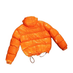 2026 Logo personnalisé de haute qualité à capuche lourd concepteur bouffant rembourré manteau surdimensionné hommes vers le bas bulle hommes brillant bouffant veste - Product Image 3