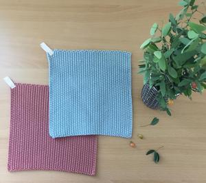 Mitaines de four en coton écologique 100% et porte-pot - Product Image 1