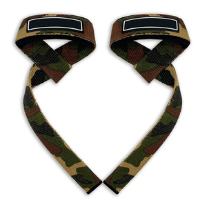 Sangles de levage en coton personnalisées très vendues pour le fitness et l'haltérophilie, sangles de levage professionnelles en polyester, néoprène et coton - Product Image 1