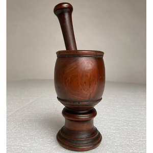 Mortero y Pilón Tradicionales de Madera para 178 Especias, Ecológicos, Manuales - Product Image 4