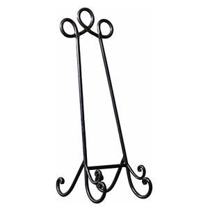 Soporte de Metal para Placas Decorativas, Diseño Elegante, Color Negro, Soporte de Mesa para Marcos de Fotos, a Precio Económico - Product Image 1