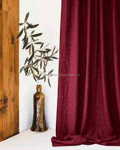 ผ้าม่านพิมพ์ลายโบฮีเมียนแบบแฮนด์บล็อก ผลิตจากผ้าฝ้ายซักนิ่มแบบ Stone Washed เป็นมิตรกับสิ่งแวดล้อม ใช้ได้ทุกฤดู เหมาะสำหรับห้องครัว ห้องนั่งเล่น - Product Image 4