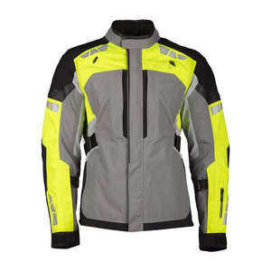 Blouson de moto pour homme à manches longues, coupe-vent, toutes saisons, avec blocs de couleur, pour la course à moto - Product Image 5