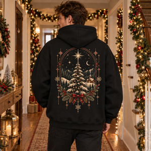 <b>Christmas</b> Graphic <b>Hoodie</b> Men Holiday Warm Seasonal OEM ODM Streetwear Style Outfit Low MOQ Winter Wear Manufacturer Festive - Product Image 5