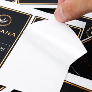 Etiquetas Adhesivas de PVC Impermeables y Escribibles para Frascos de Cosméticos, Botellas, Perfumes, Lápices Labiales y Productos para el Cuidado de la Piel con Logotipo Personalizado - Product Image 3