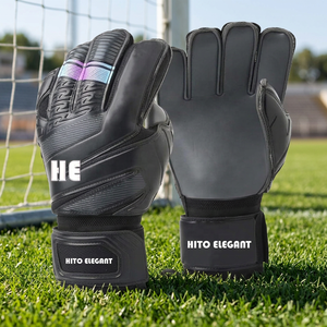 Gants de gardien de but de football professionnels de nouvelle conception, protection des doigts en latex, enfants, adultes, gants de gardien de but de football confortables - Product Image 3