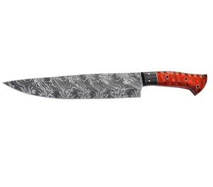 Cuchillo de Chef Artesanal de Acero de Damasco, Mango de Madera Hecho a Mano, Cuchillo de Cocina Japonés, OEM ODM - Product Image 2