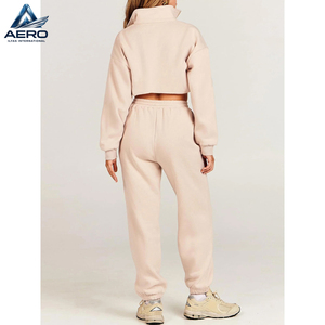 Women Clothing Active Gym Wear Outfits <b>Set</b>, In Different Colors Highest Quality Product Ladies Gym Crop Tracksuits - Product Image 5