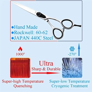 Ciseaux de barbier professionnels à prix avantageux, best-seller, pour la coiffure et la coupe de cheveux en salon. - Product Image 6