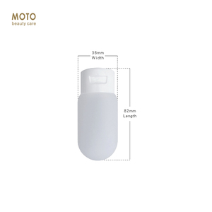 Wholesale for retail distribution Thickened soft <b>bottle</b> with flip-top PE-30ml two-pack Matte White Easy to use - Product Image 3