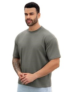 เสื้อยืดคอกลมโอเวอร์ไซส์ผู้ชาย ดีไซน์ใหม่ คุณภาพสูง แห้งเร็ว - Product Image 4