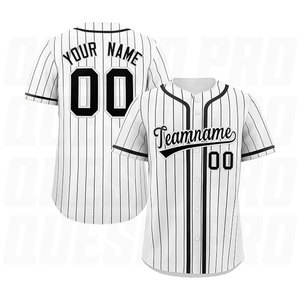 Maillots de baseball personnalisés en gros, uniformes de baseball unis de haute qualité, maillots de baseball noirs pour adultes, maillots de baseball rétro pour équipes, chemises personnalisées - Product Image 3