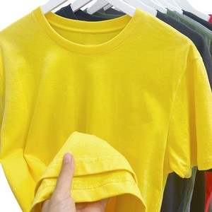 Camisetas Casuales de Color Sólido de Algodón Puro de 180 g/m² con Bordado de Logotipo Personalizado OEM a Precio de Fábrica en Bangladesh - Product Image 4