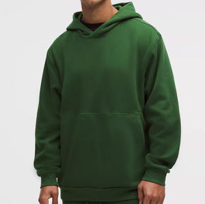 Sudaderas Casuales de Felpa de Poliéster/Algodón con Estampado Digital al por Mayor, Logotipo Personalizado, Sudadera Oversize con Bolsillo, Patrón Sólido, Transpirable - Product Image 5