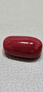 พลอยปะการังแดงอิตาลีทรงรีคุณภาพดีสำหรับทำเครื่องประดับพลอยแบบหลวมๆ ทำต่างหูจี้ - Product Image 4