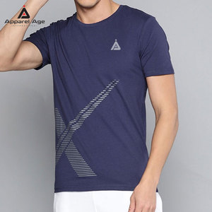เสื้อยืดผู้ชายสีพื้น ทรงหลวม พิมพ์ลาย ผ้าฝ้าย 100% เสื้อผ้าฤดูร้อน แขนสั้น สไตล์สตรีทแวร์ - Product Image 4