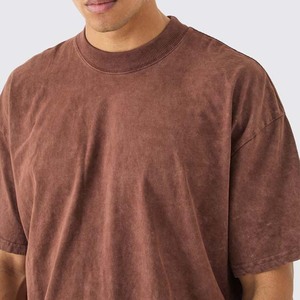 Fabricante de Ropa, Camisetas Personalizadas para Hombre, Camisetas de Talla Grande, Camisetas con Lavado Ácido, Camisetas Lisas de Algodón 100% de Gran Gramaje, Talla Grande - Product Image 4