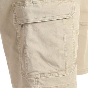 Summer Thin Men's 100% Cotton Breathable Canvas Camouflage Casual Running <b>Overalls</b> Outdoor Sports Loose Straight <b>Shorts</b> Zipper - Product Image 5