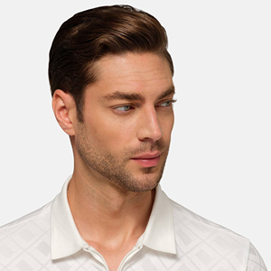 Servicio OEM al por mayor, polos de hombre con estampado tropical de alta calidad, ligeros, transpirables, para verano y playa. - Product Image 5