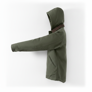 Chaqueta Utilitaria Outpost Supply Co, Color Verde Sólido, Cierre de Cremallera, Corte Regular, Resistente al Viento, Decoración con Parches, Ropa de Otoño - Product Image 2