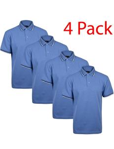 Camiseta de Jersey Sólida con Logotipo Personalizado, 100% Algodón, Antiarrugas, para Uniforme, Manga Corta, Corte Ajustado, Ropa de Trabajo de Verano, Alta Calidad, para Hombre - Product Image 2