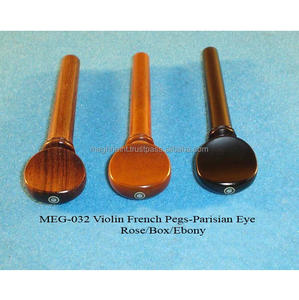 Chevilles de basson françaises Parisian Eye Rose Box en bois d'ébène, disponibles au prix d'usine depuis l'Inde, modèle Meghna International MEG-O32 - Product Image 1