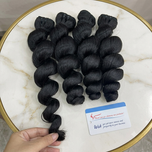 Cheveux Vapeur Ondulés Tendance du Moment, Fabriqués au Vietnam, Cheveux Bruts Vietnamiens, Double Drawn, Effet Vapeur Bouclé Fin comme des Cheveux de Bébé - Product Image 4