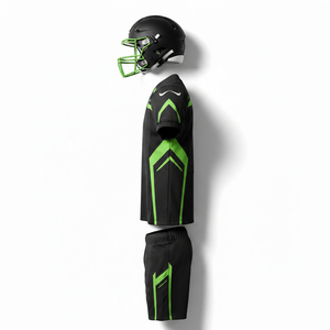 Uniforme de Fútbol Americano de Alta Densidad, Diseño Personalizado, Impresión por Sublimación, Material Transpirable, Ropa Deportiva Profesional - Product Image 3