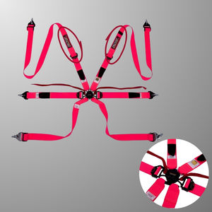 Arnés de Carreras TBRACING ULTRA-D de 2 Pulgadas, 6 Puntos, FIA 8853-2016, con Hebilla de Bloqueo Rápido Patentada en Taiwán, Sistema de Correas de Seguridad, OEM ODM - Product Image 3