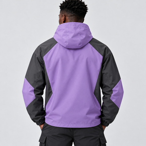 Chaqueta Cortavientos para Hombre de Larga Duración con Tela Ligera que Ofrece un Ajuste Cómodo y Resistente al Viento - Product Image 3