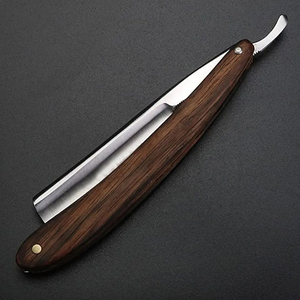 Stainless Steel Disposable <b>Single</b> <b>Blade</b> Manual <b>Razor</b> with Plastic Handle for Male Barber Shop Beard Grooming and Hand Shaving - Product Image 6