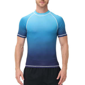 T-shirts de compression à manches courtes pour hommes, qualité supérieure, anti-irritation, séchage rapide, pour la gym et l'entraînement, collection 2026, OEM - Product Image 4