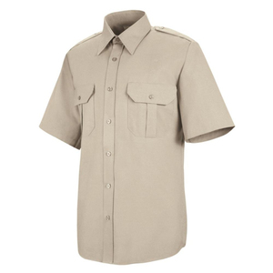 Camisa de Uniforme de Guardia de Seguridad para Hombre, Venta al por Mayor, Transpirable, de Poliéster y Algodón, Manga Larga y Corta, Camisa de Trabajo - Product Image 4