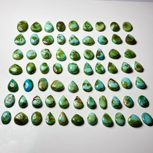 Turquoises dorées naturelles du Sonoran, pierres précieuses en vrac, formes variées, cabochons polis, fabrication de bijoux, vente en gros - Product Image 4