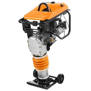 Compattatore a impulsi Jumping Jack da 6,5 HP, 196 cc, alimentato a carburante, con forza d'impatto di 3600 libbre e profondità massima di compattazione di 26 pollici - Product Image 1